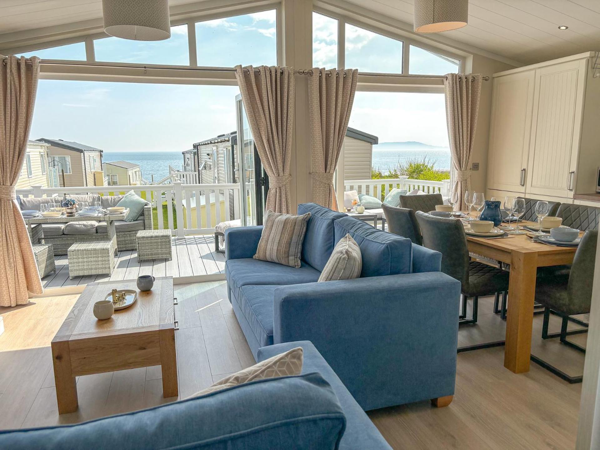 Lodge 9 Creek Caravan Park Ringstead 도체스터도싯 외부 사진