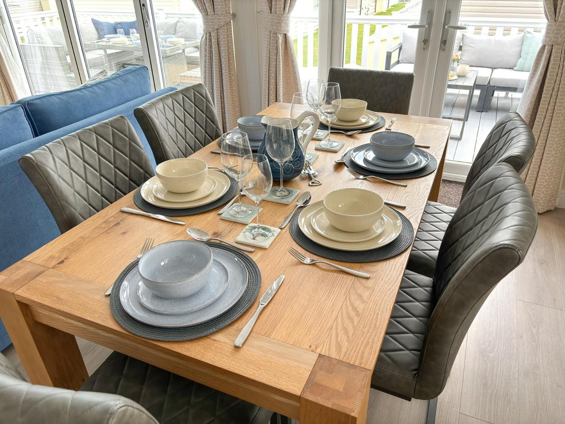 Lodge 9 Creek Caravan Park Ringstead 도체스터도싯 외부 사진