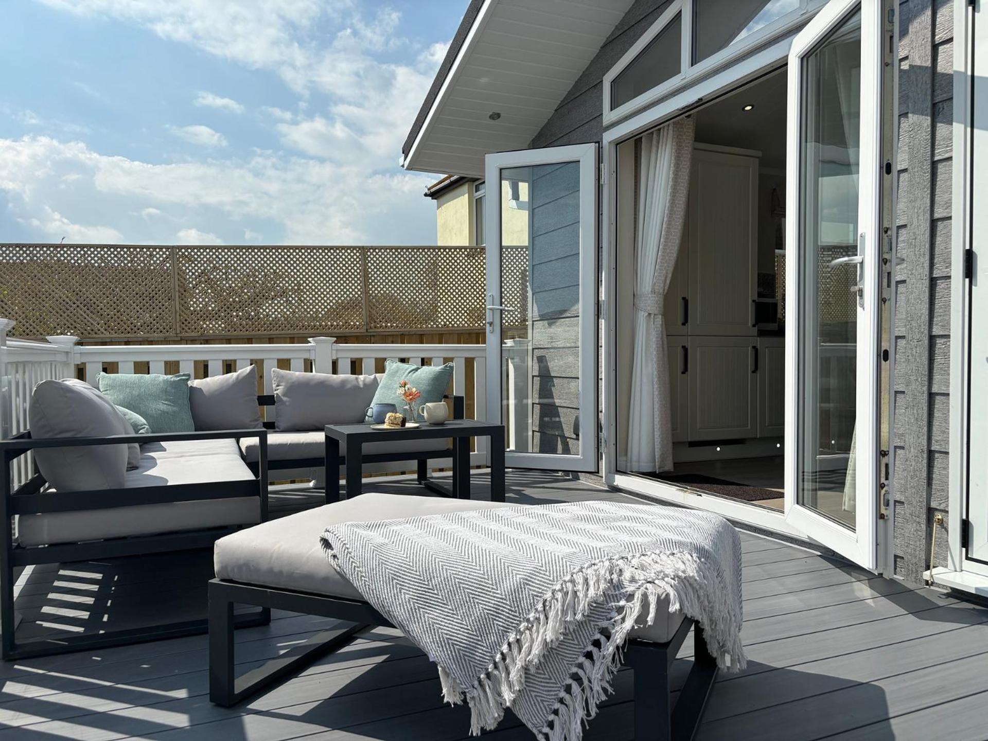 Lodge 9 Creek Caravan Park Ringstead 도체스터도싯 외부 사진